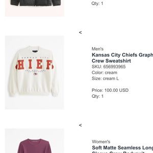 BRAND NEW A&F Kansas City Sweatshirt!